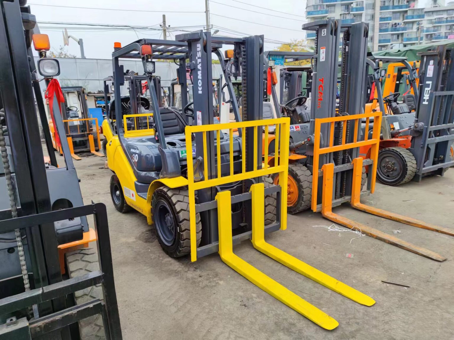 used komatsu 3 ton forklift