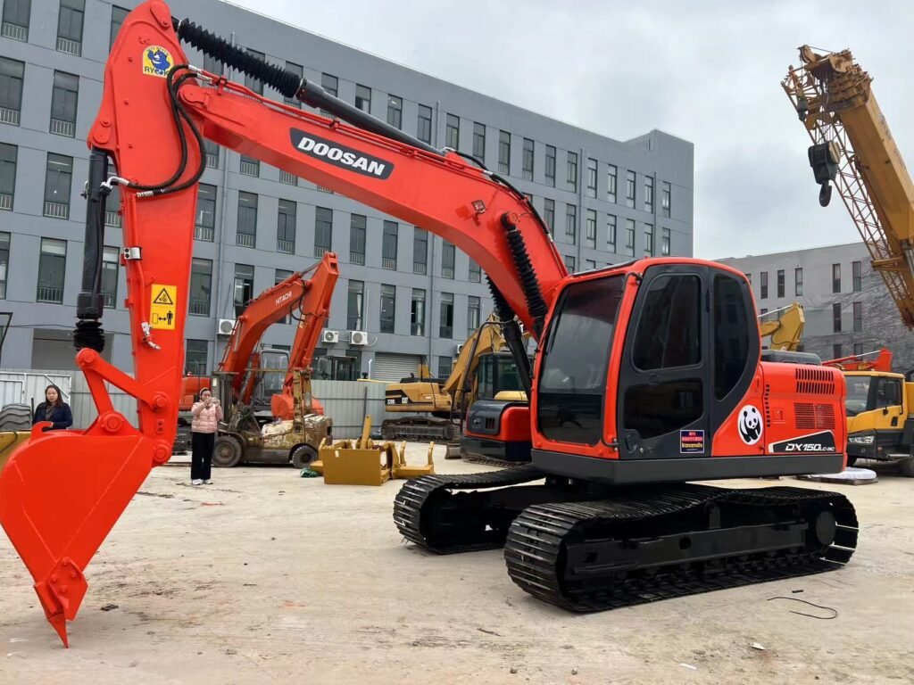Used doosan excavator