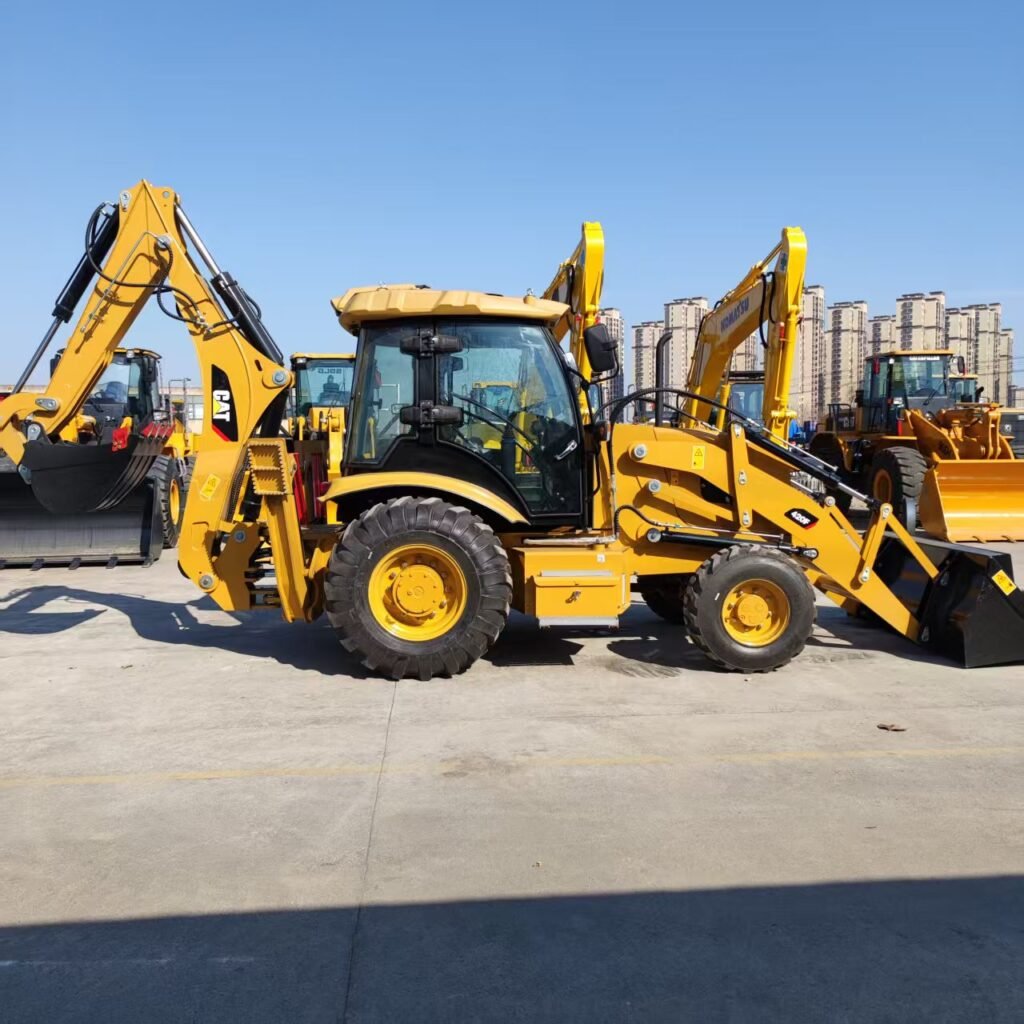 Used CAT 420F backhoe loader