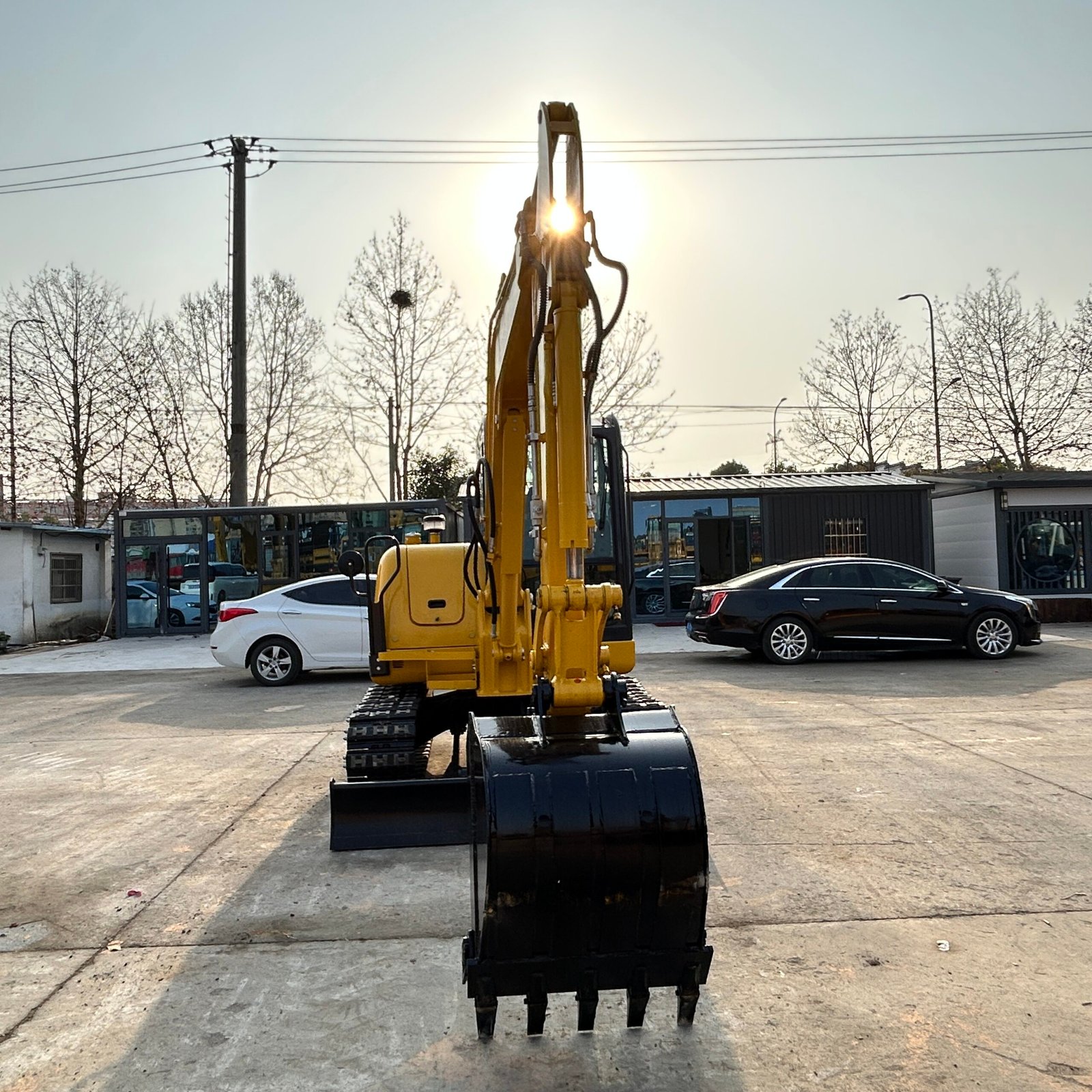 used Komatsu pc56 mini Japan brand original rubber track with blade ...